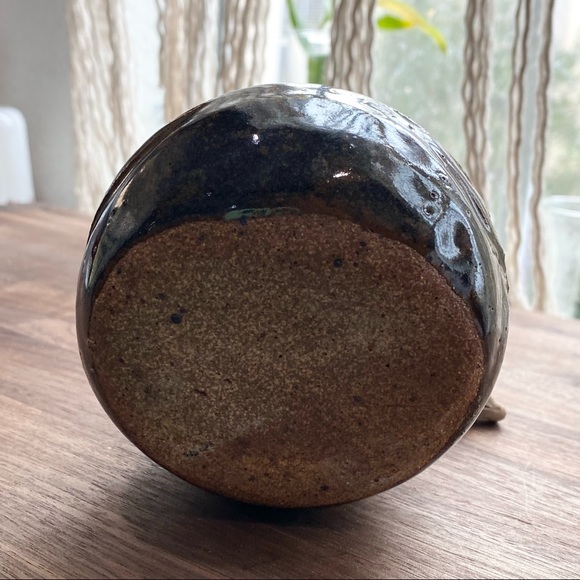 Unique Clay Pottery Bird Sculpture Figurine Toothbrush Holder - Picture 12 of 12